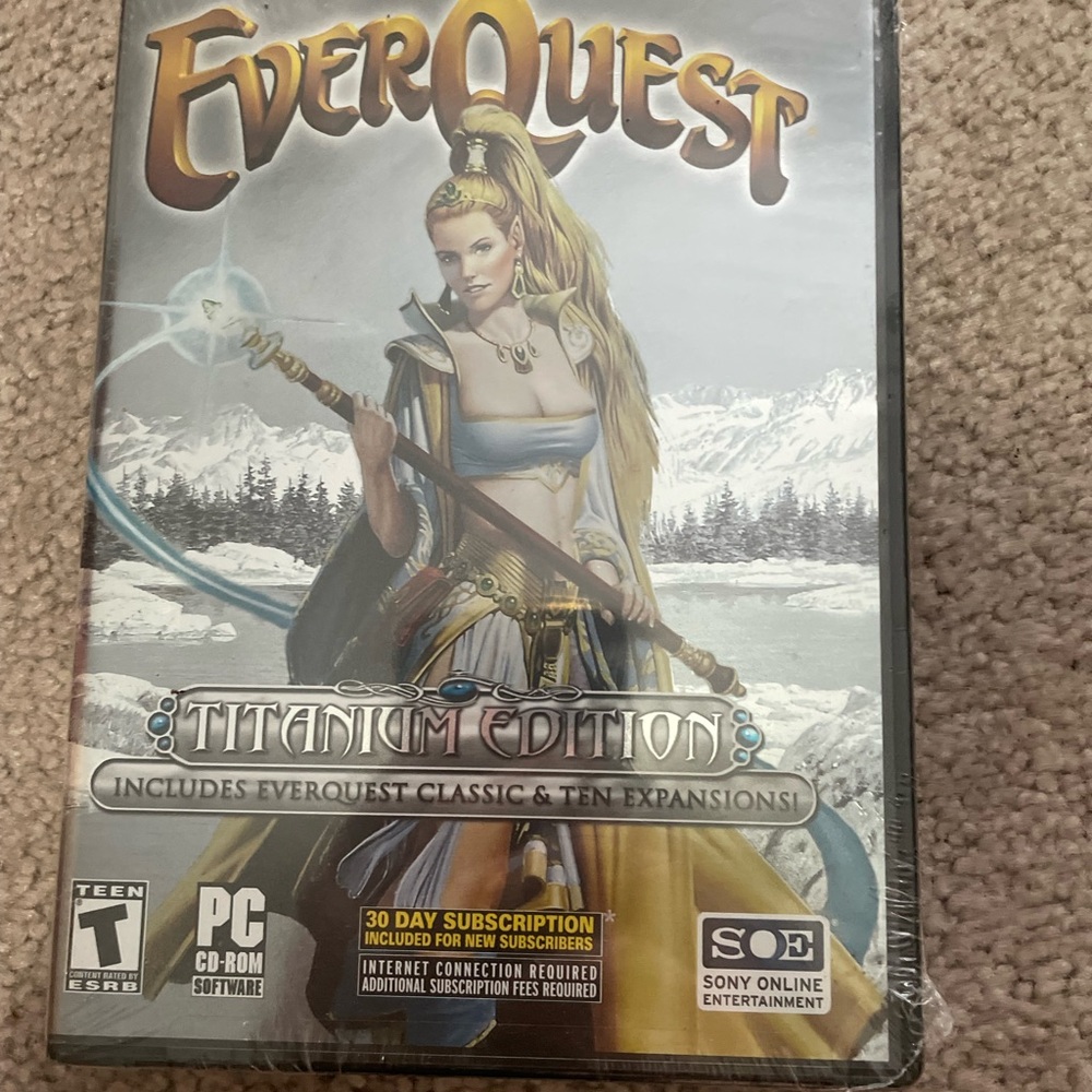 EverQuest: Titanium Edition (PC: Windows, 2006) Unopened mint condition